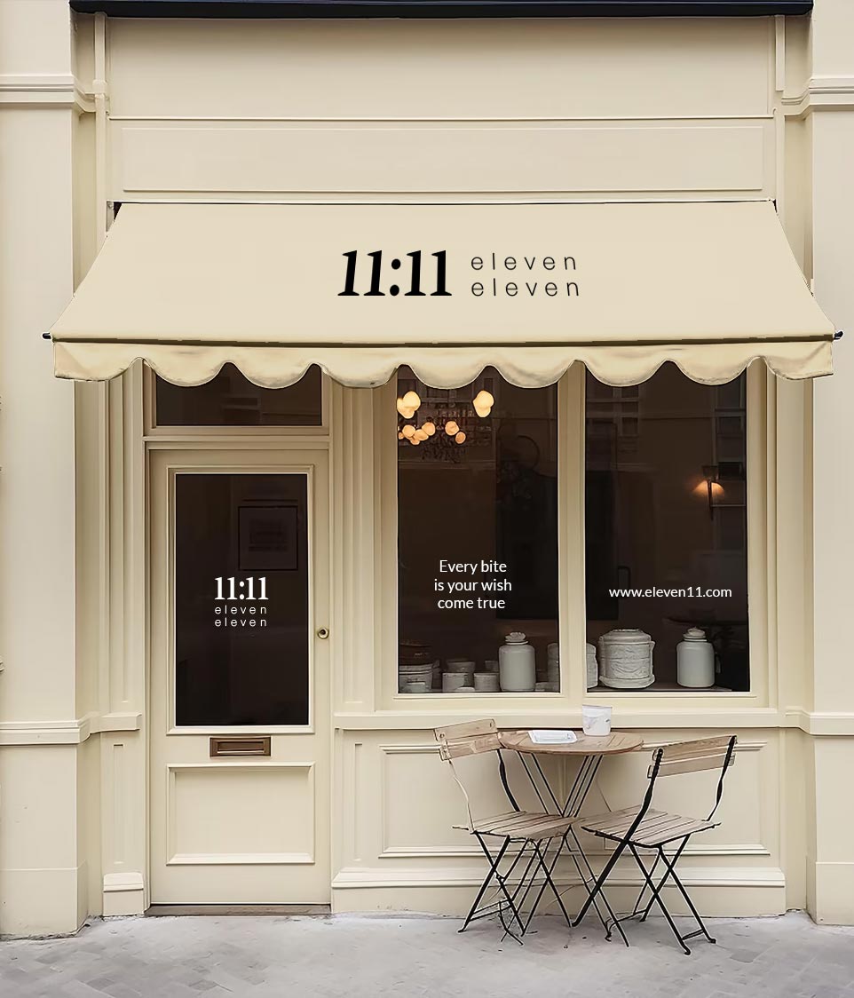 Eleven 11 contemporary pastry concept - Aimstyle branding naming strategy Riyadh Dubai