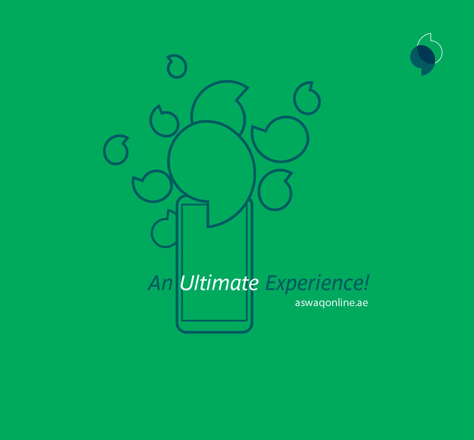 Dubai's leading supermarket chain, Aswaaq Online relaunches its new branding and communications | Aimstyle Graphics